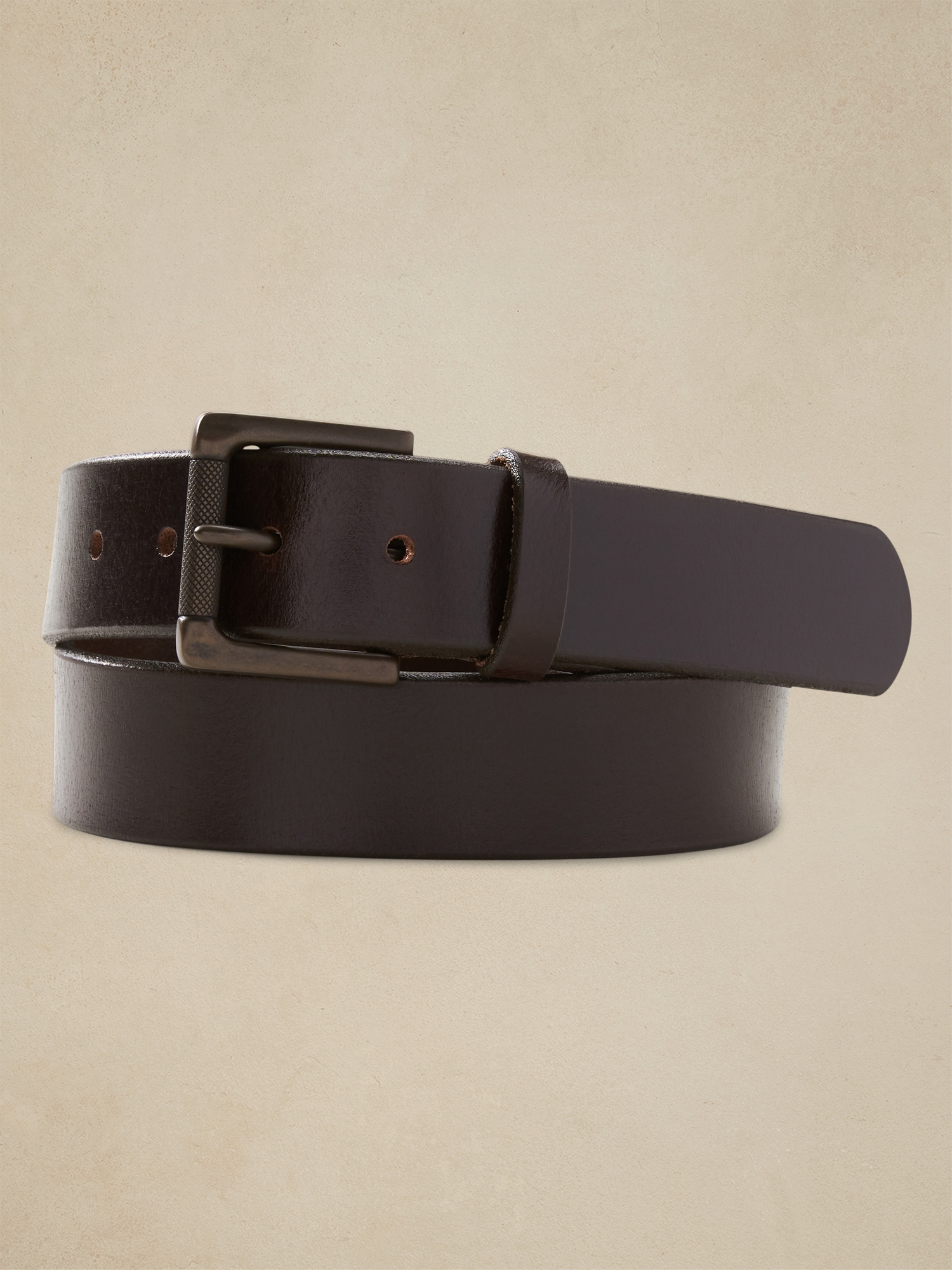 Image number 1 showing, Leather Casual Belt