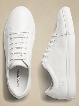 Vegan Leather Sneakers | Banana Republic Factory