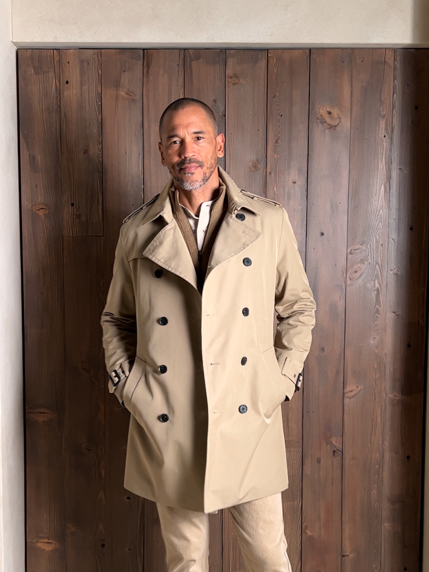 Banana republic mens trench coat on sale