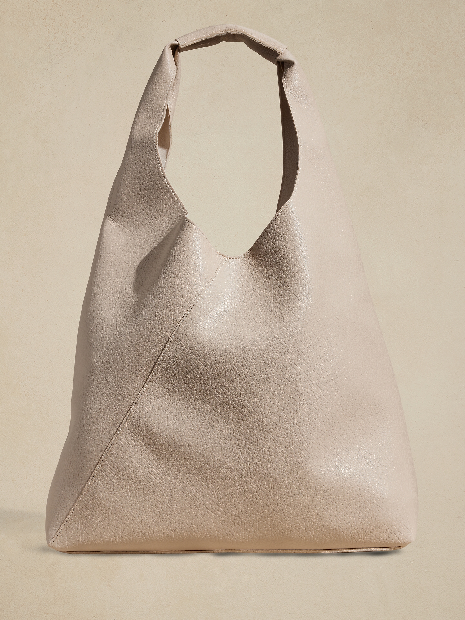 Vegan Leather Slouchy Tote