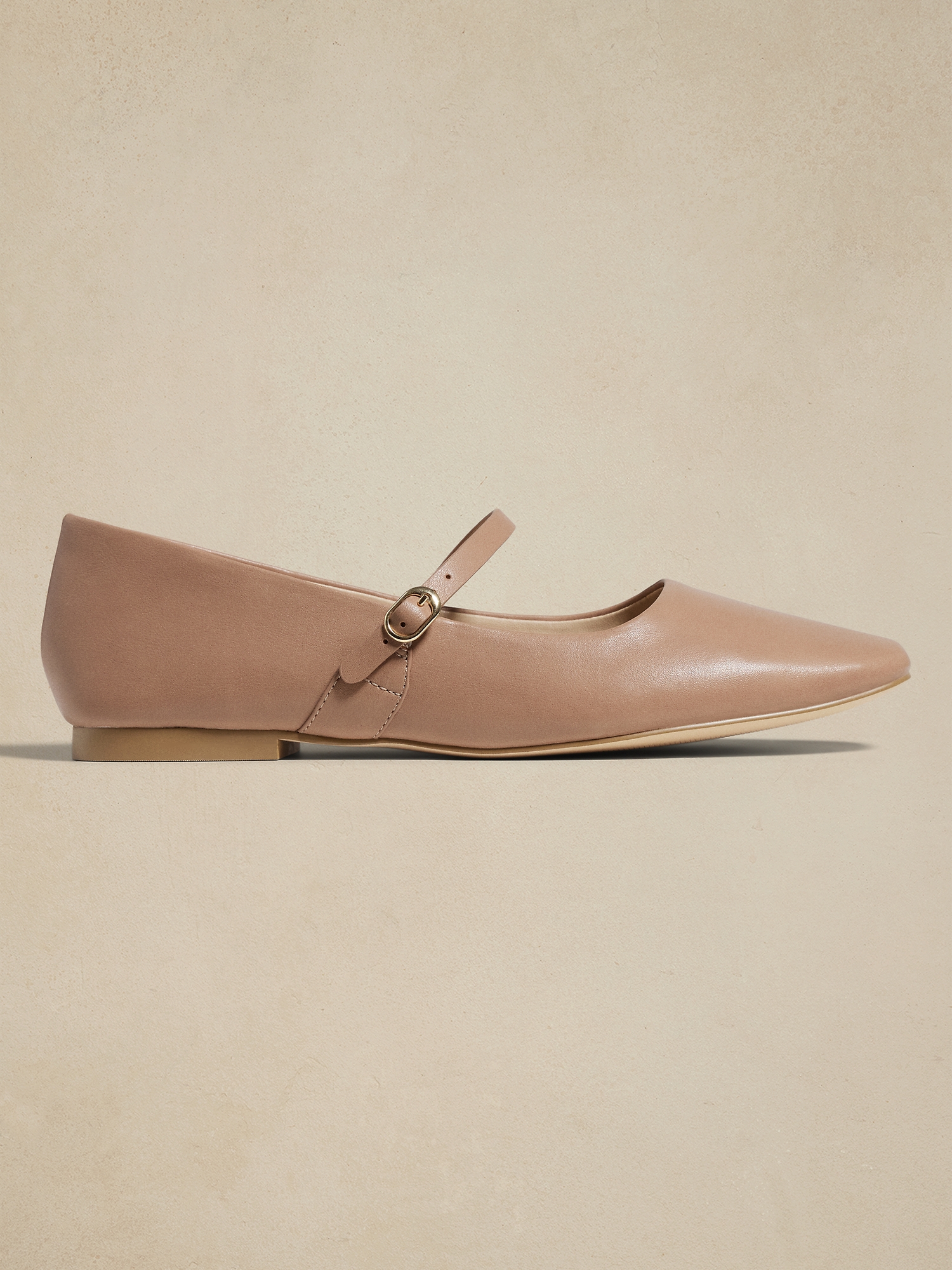 Vegan Leather Maryjane Ballet Flat