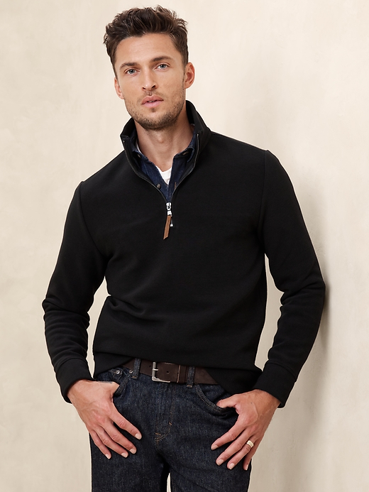 Ottoman Half-Zip | Banana Republic Factory
