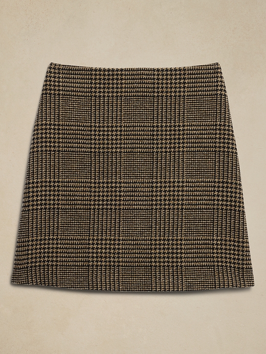 ミニスカート Houndstooth High-Rise Wool-Blend Mini Skirt Wool-Blend Houndstooth Mini Skirt | Banana Republic Factory