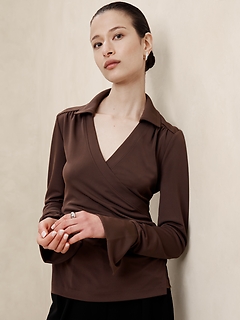 Wrap Top | Banana Republic Factory
