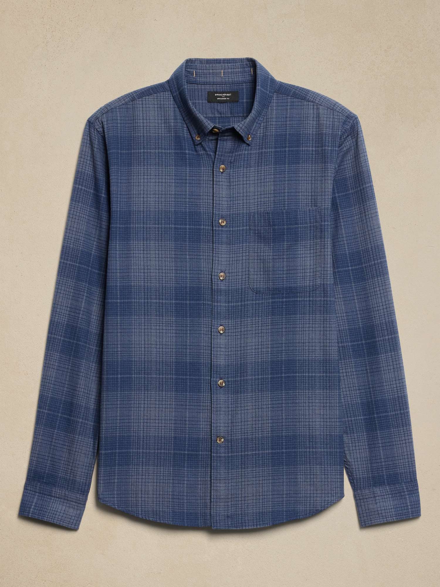 Slim Lightweight Flannel Shirt