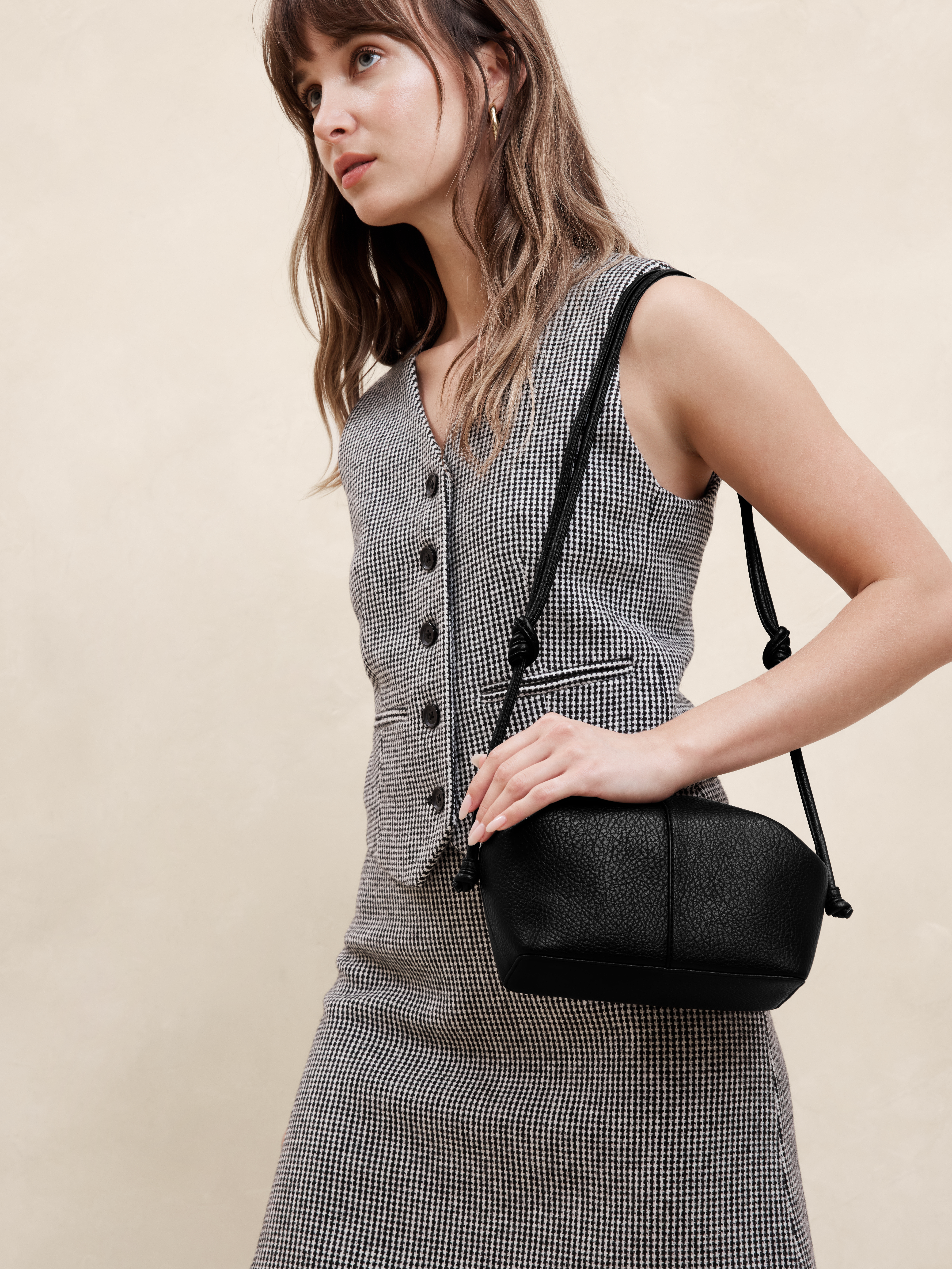 Vegan Leather Crossbody Bag | Banana Republic Factory