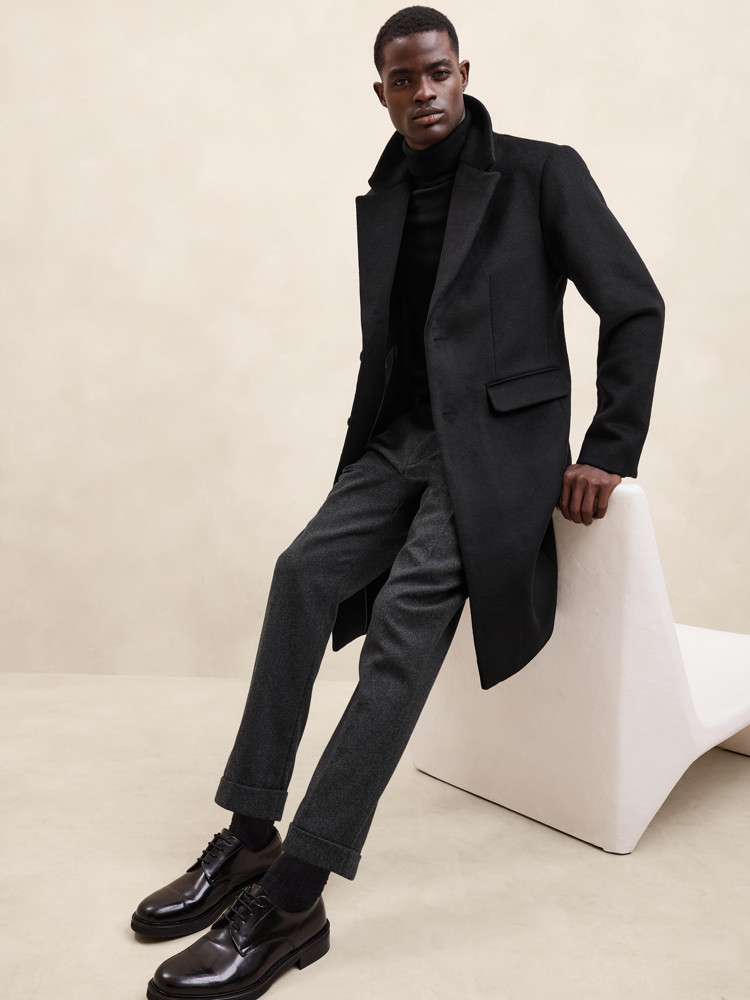 Banana republic wool trench coat online