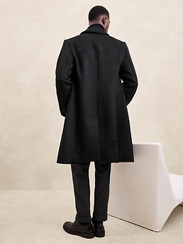 Wool Blend Topcoat Banana Republic Factory