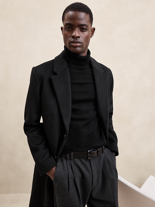 Wool-Blend Topcoat | Banana Republic Factory