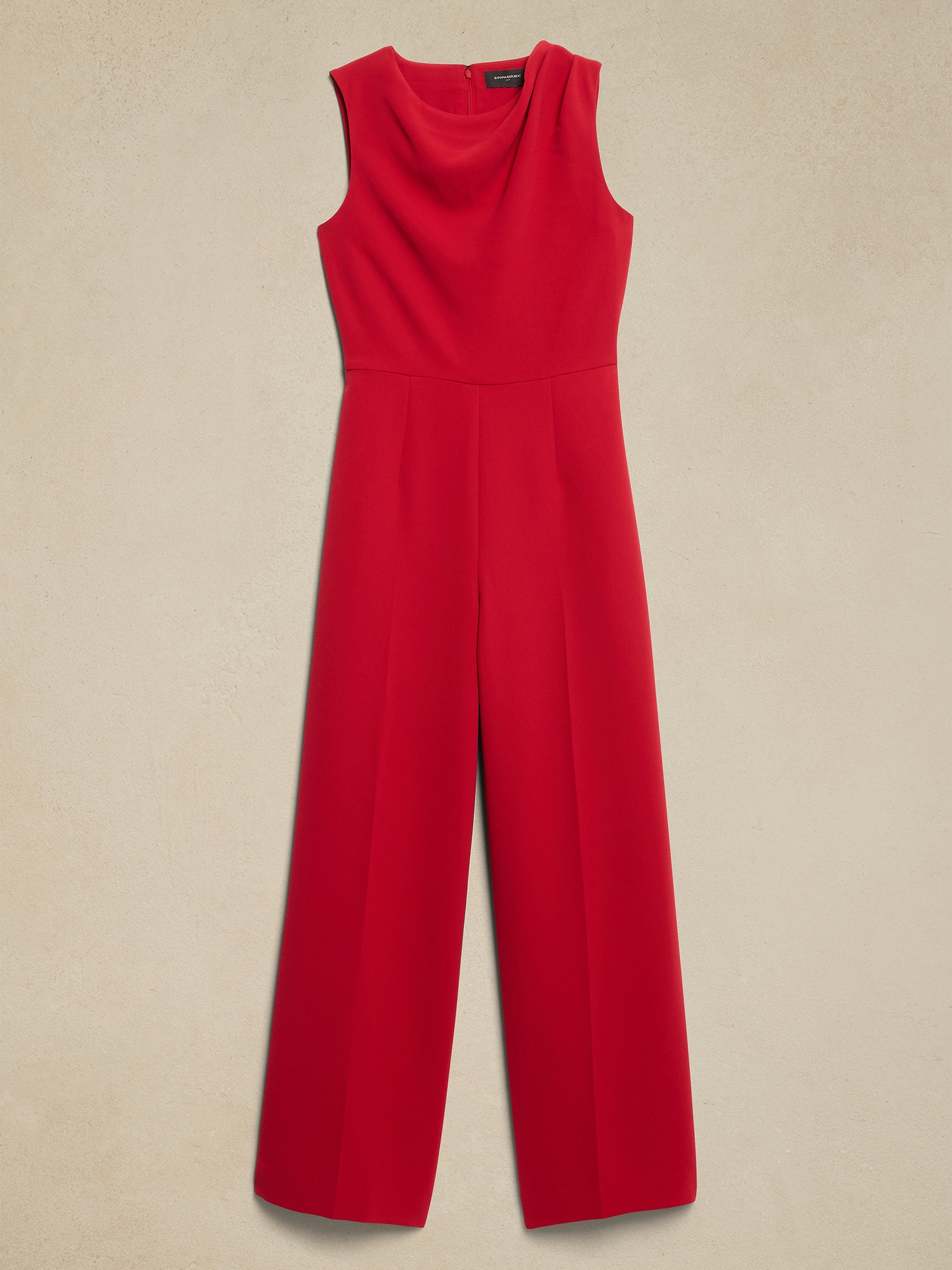 Cowl-Neck Jumpsuit