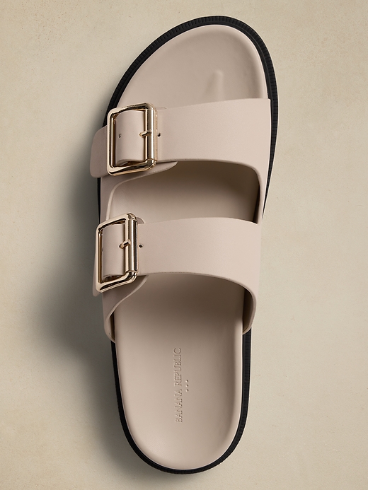 Double Strap Buckle Sandal | Banana Republic Factory