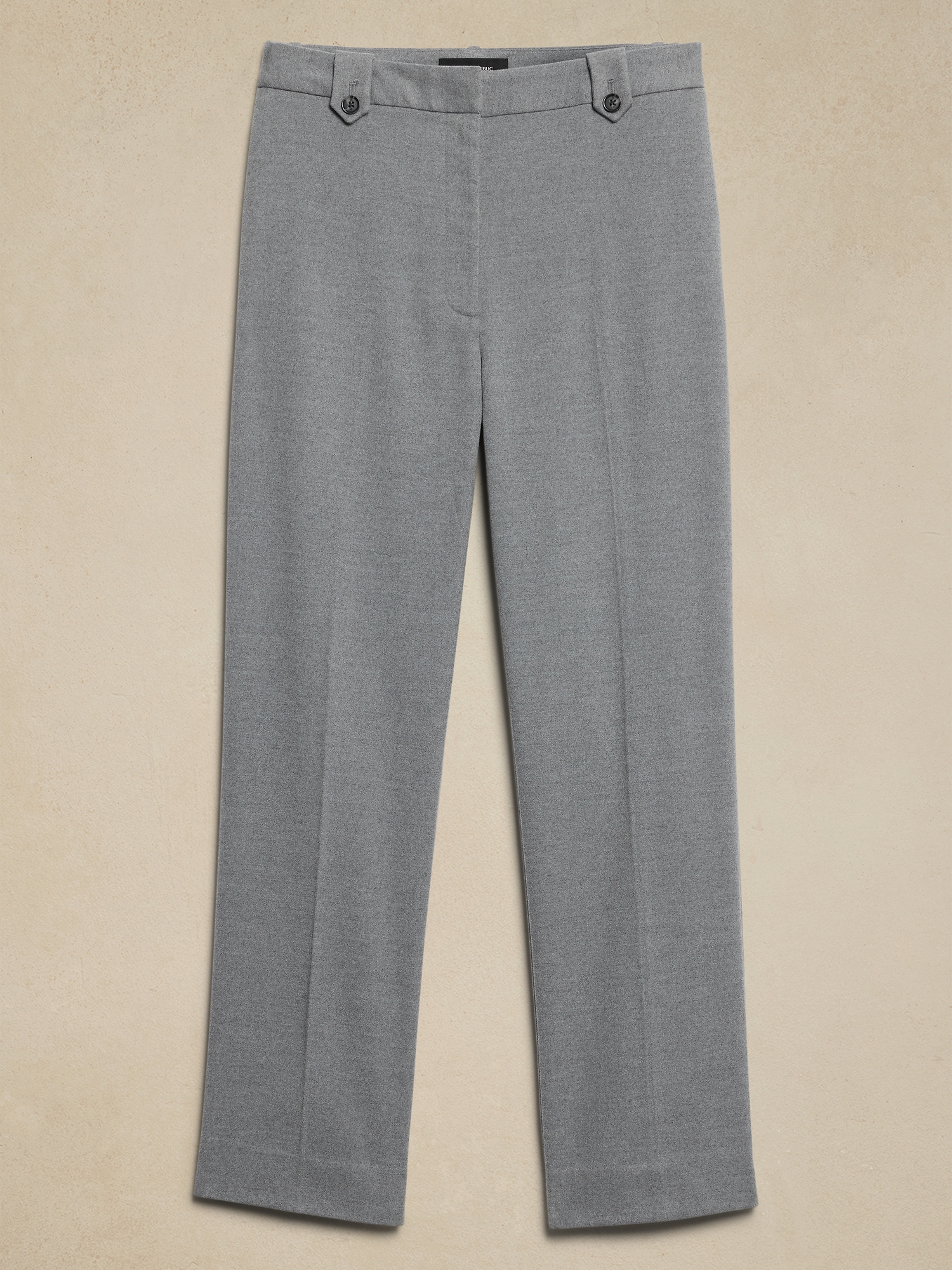 Flannel Straight Trouser