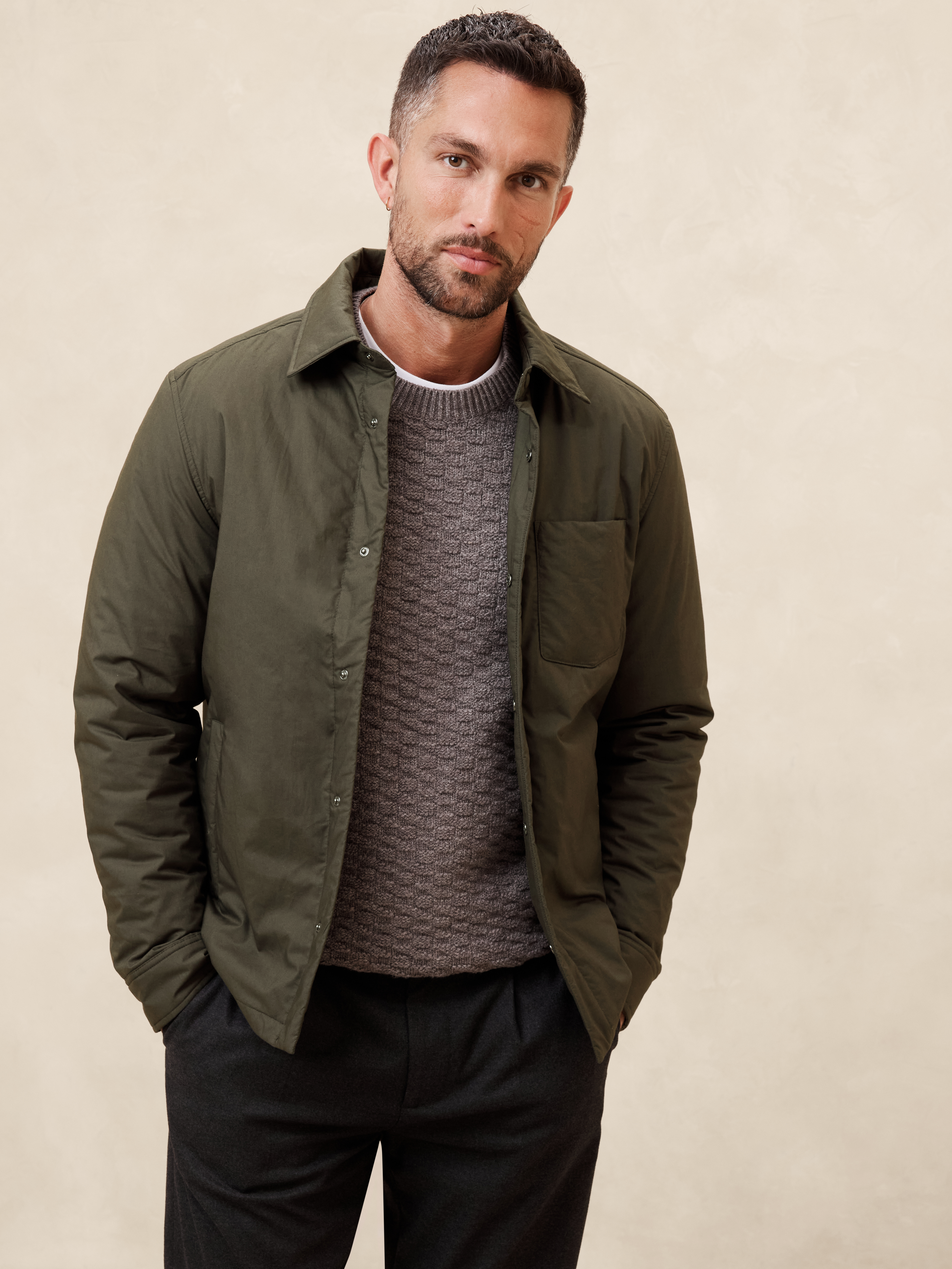 carorie 【LIGHT PADDED SHIRT JACKET】XXL cn57128977.png