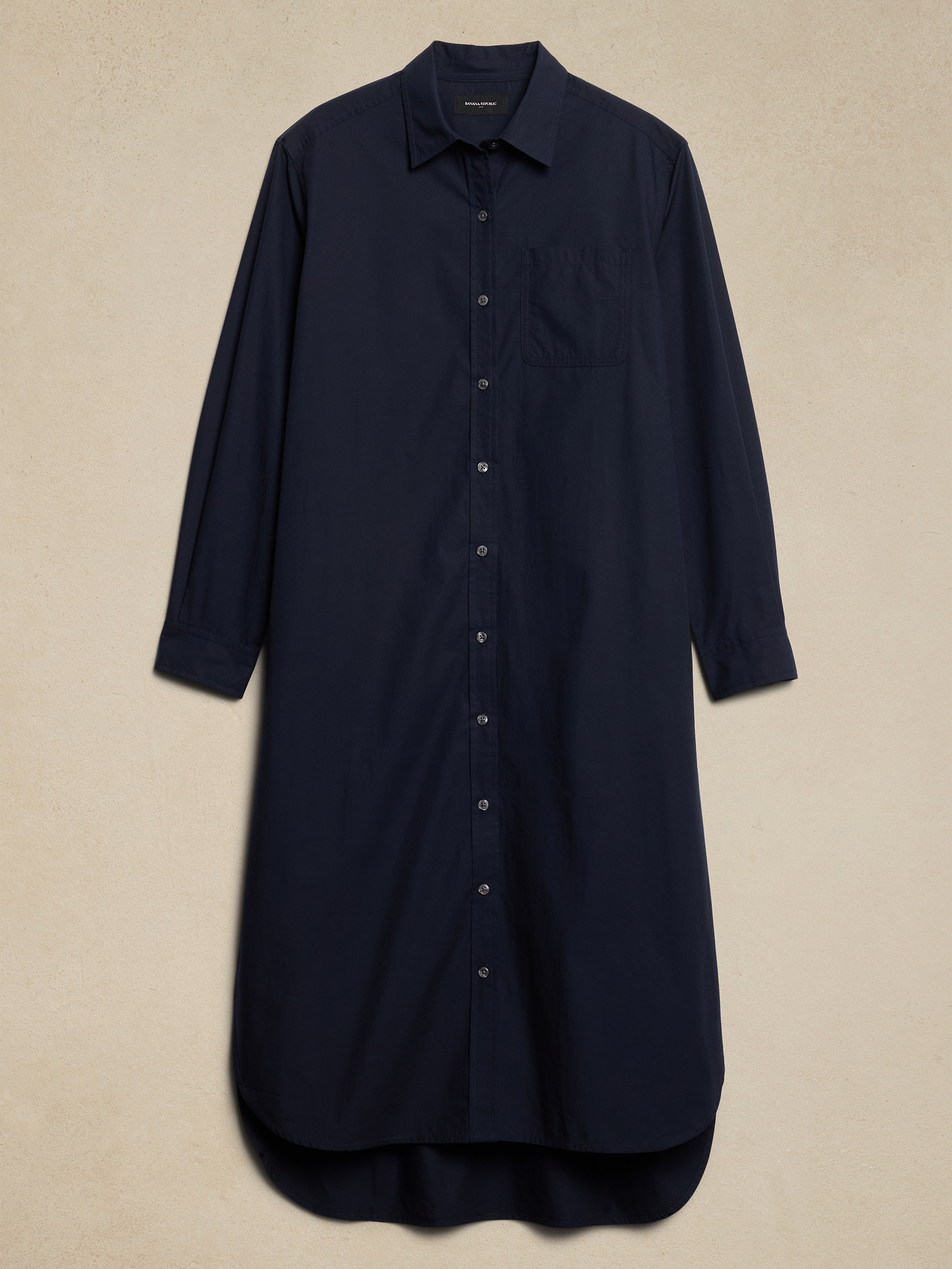 Midi Poplin Shirtdress