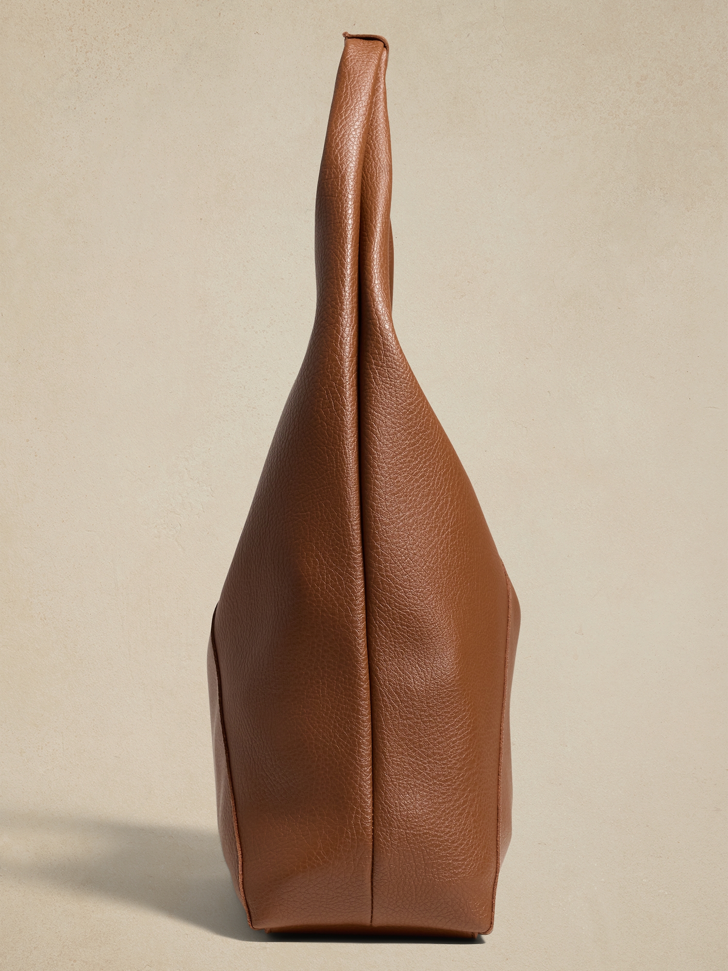 Vegan Leather Slouchy Tote