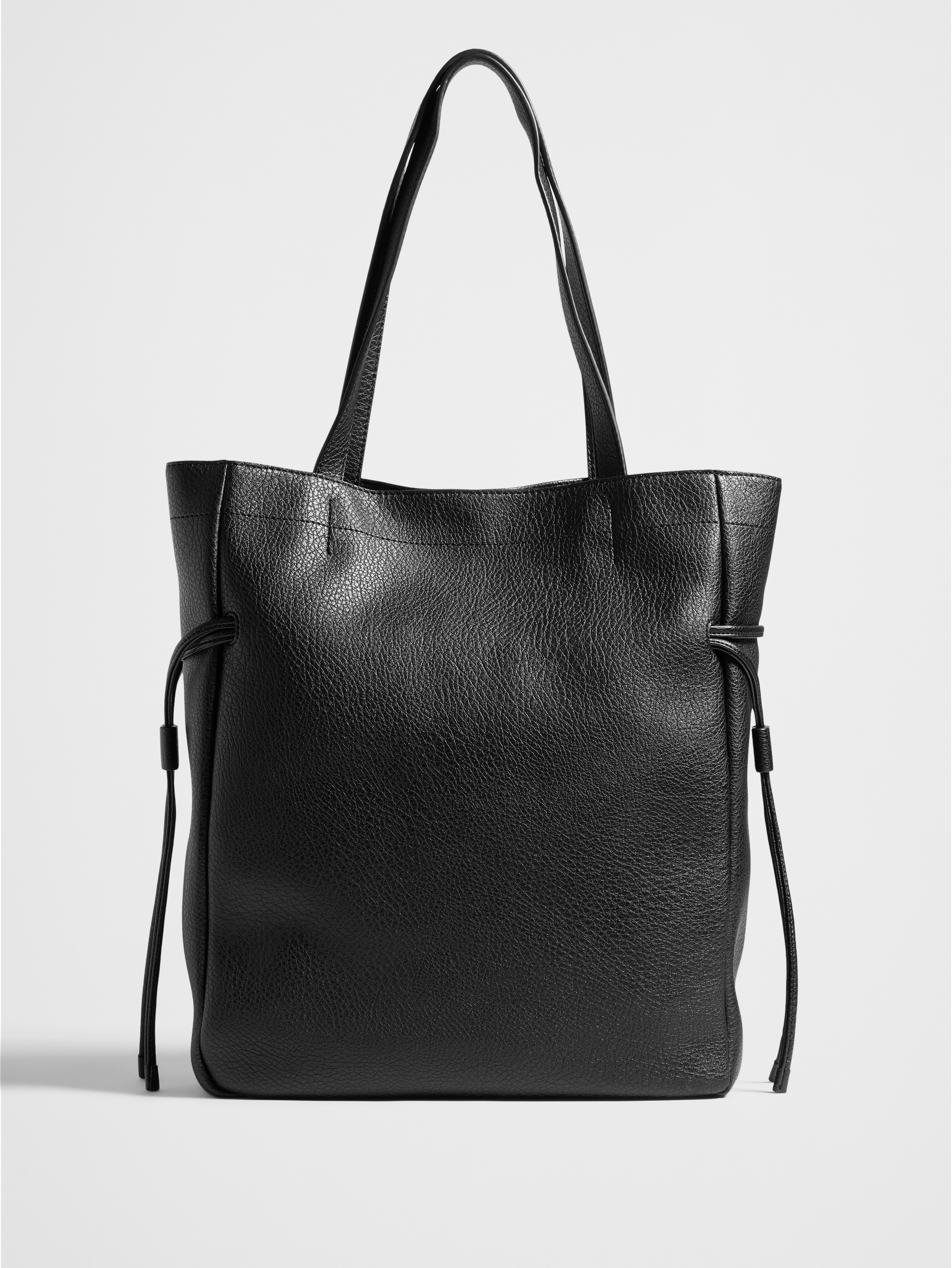 Vegan Leather Drawstring Tote | Banana Republic Factory