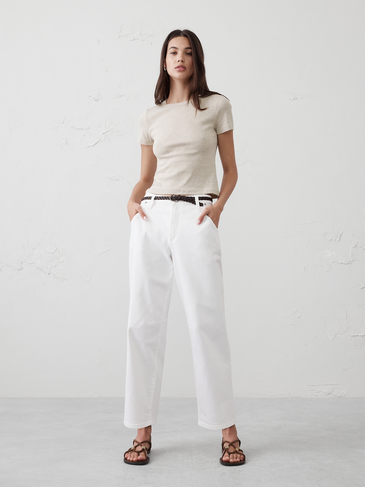 Image number 1 showing, Ribbed T-Shirt