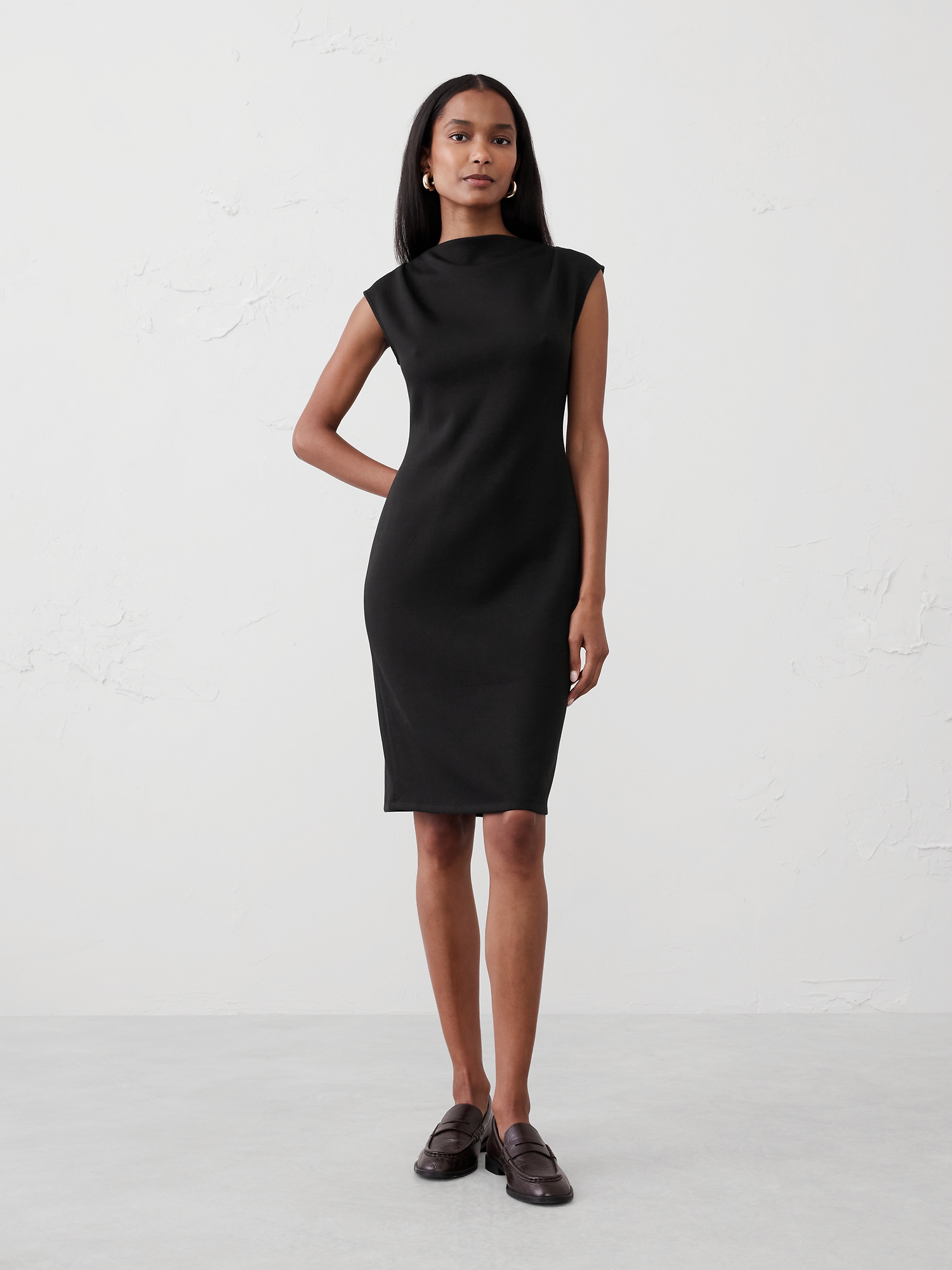 Soft Touch Scuba Sheath Dress