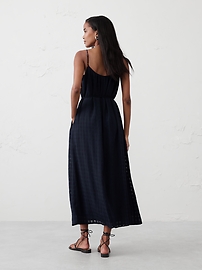 Blue Old Navy Long Dresses NEW Old Navy Black Maxi Cotton Poplin Swing  Beach Dress Small