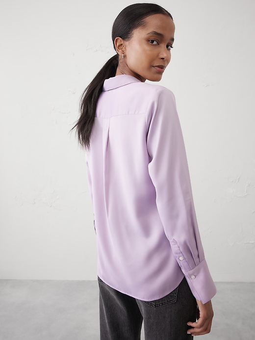 Silky Classic Shirt | Banana Republic Factory