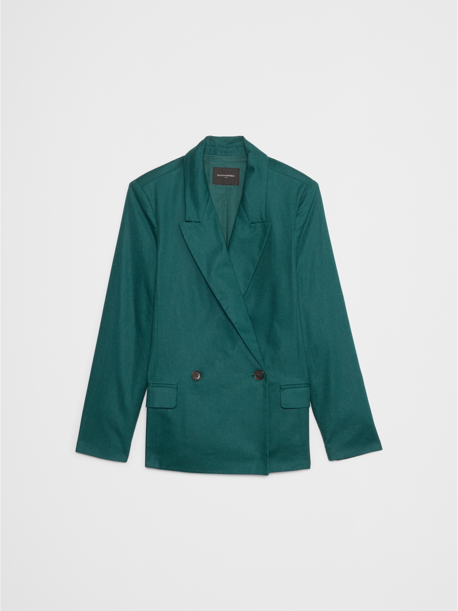 Image number 4 showing, Linen-Blend Boyfriend Blazer