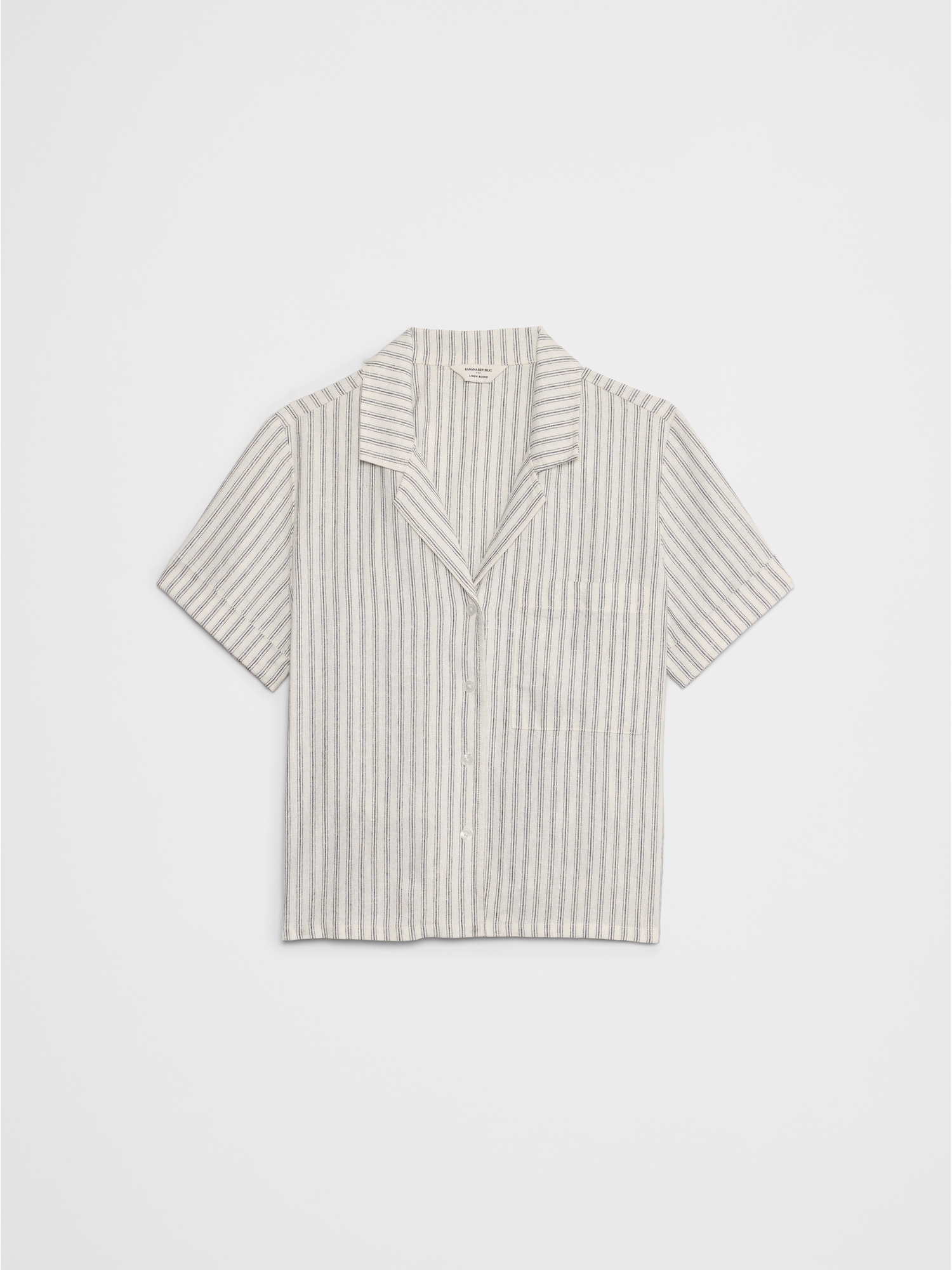 Linen-Blend Shirt