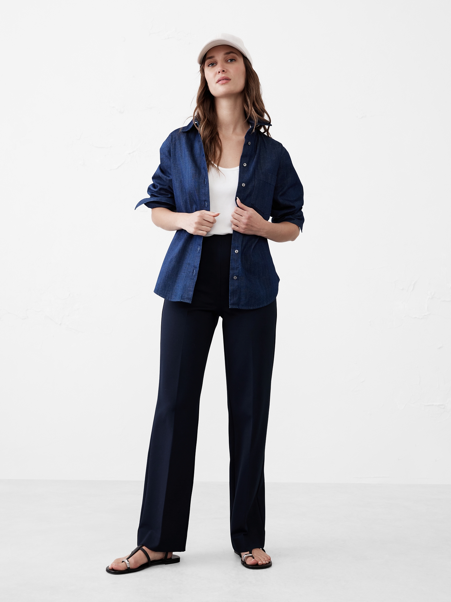 Ponte Straight Pant