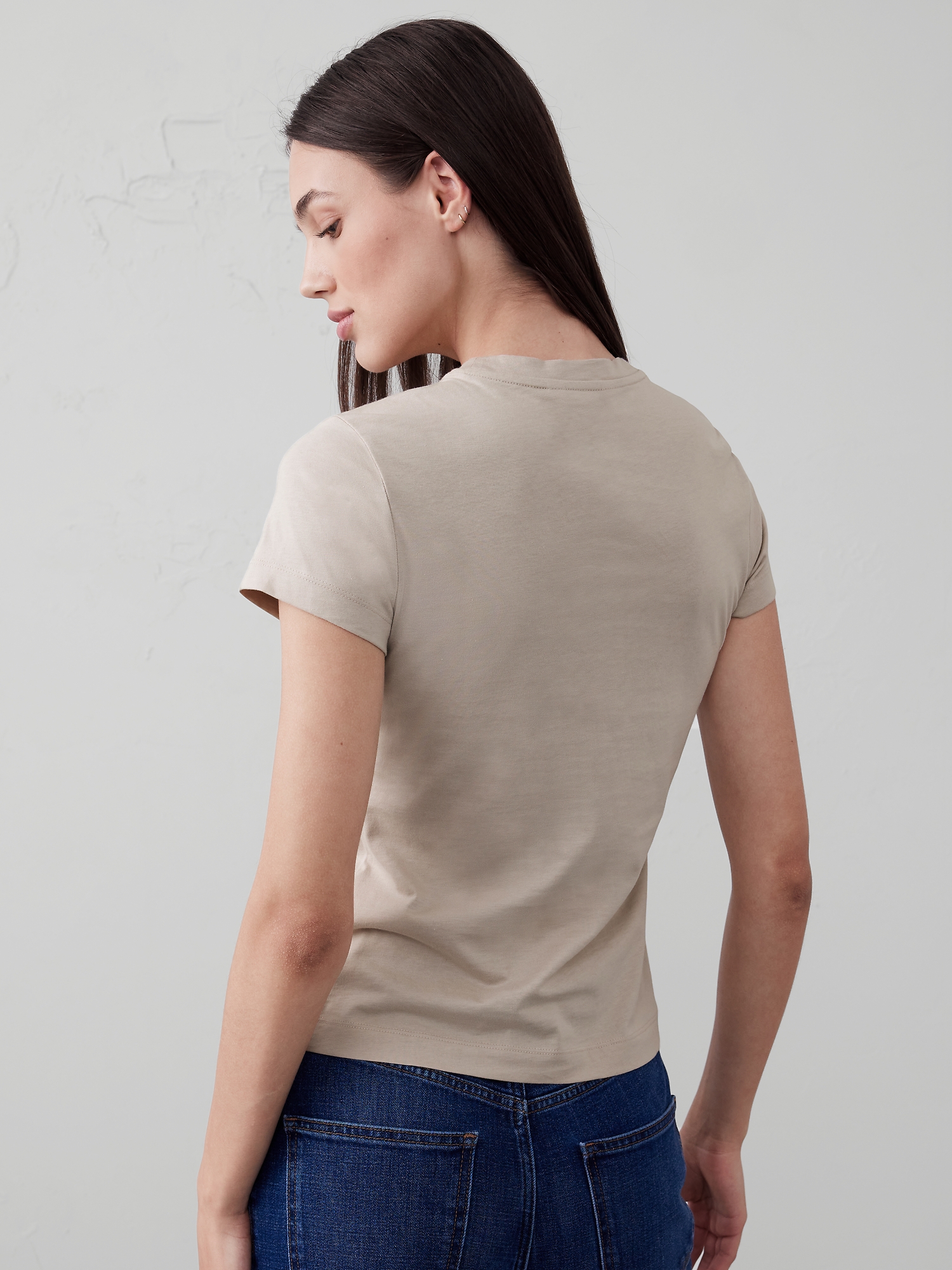 Image number 2 showing, Premium Cotton Fitted T-Shirt