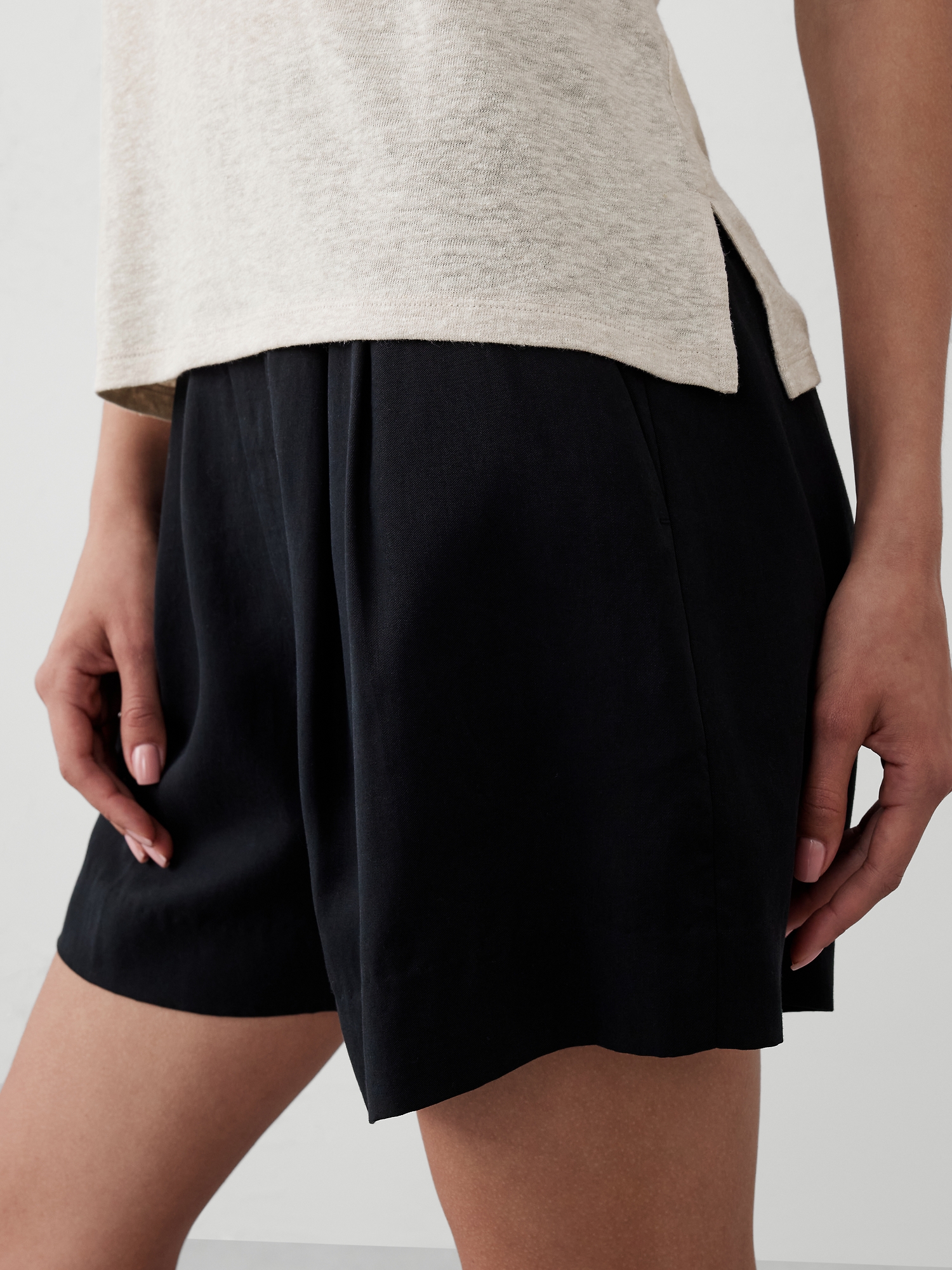 Image number 3 showing, Linen-Blend Tank