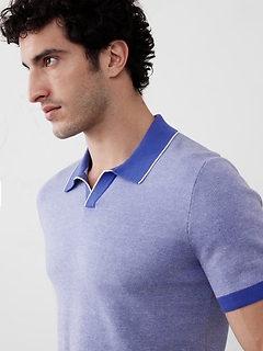 トップス Standard Seed Stitch Polo OVY Standard Seed Stitch Polo | OVY