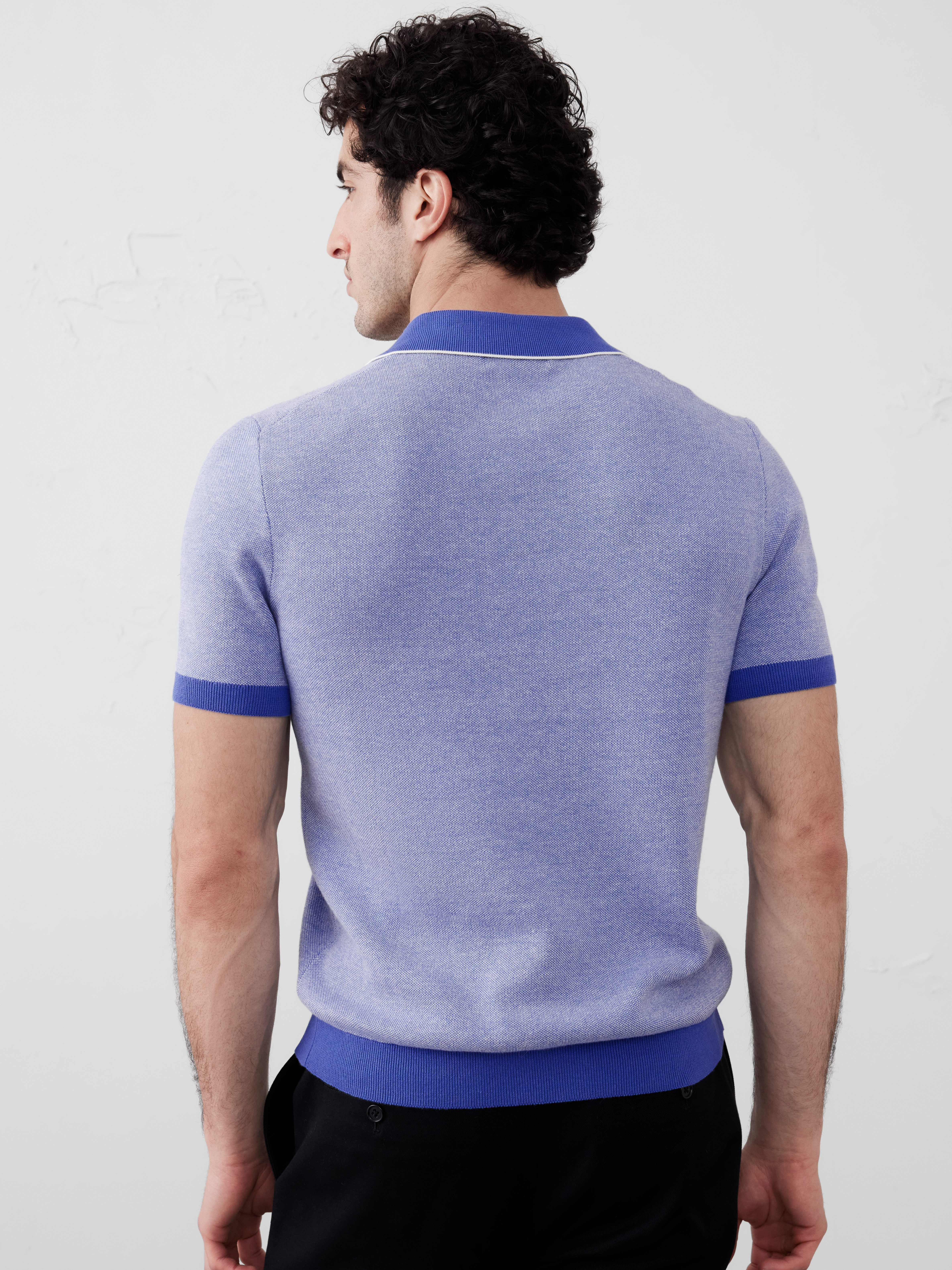 【L】OVY Standard Seed Stitch Polo Standard Seed Stitch Polo | OVY
