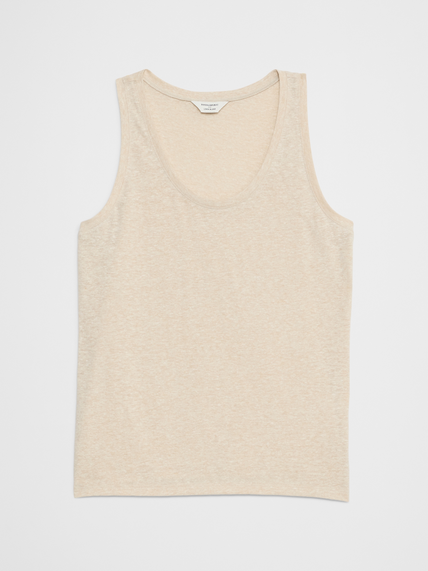Image number 4 showing, Linen-Blend Tank