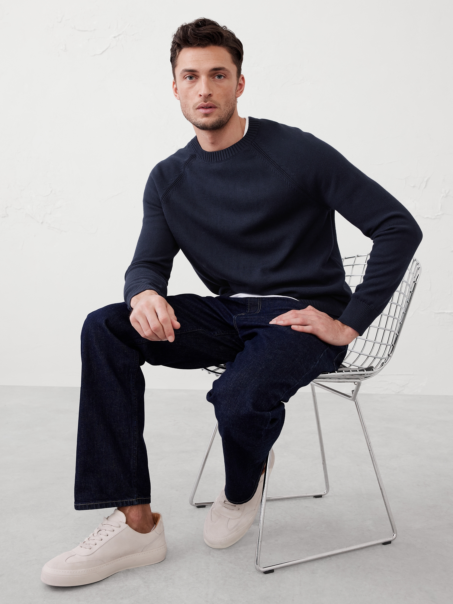 Image number 1 showing, Soft Crew-Neck Sweater