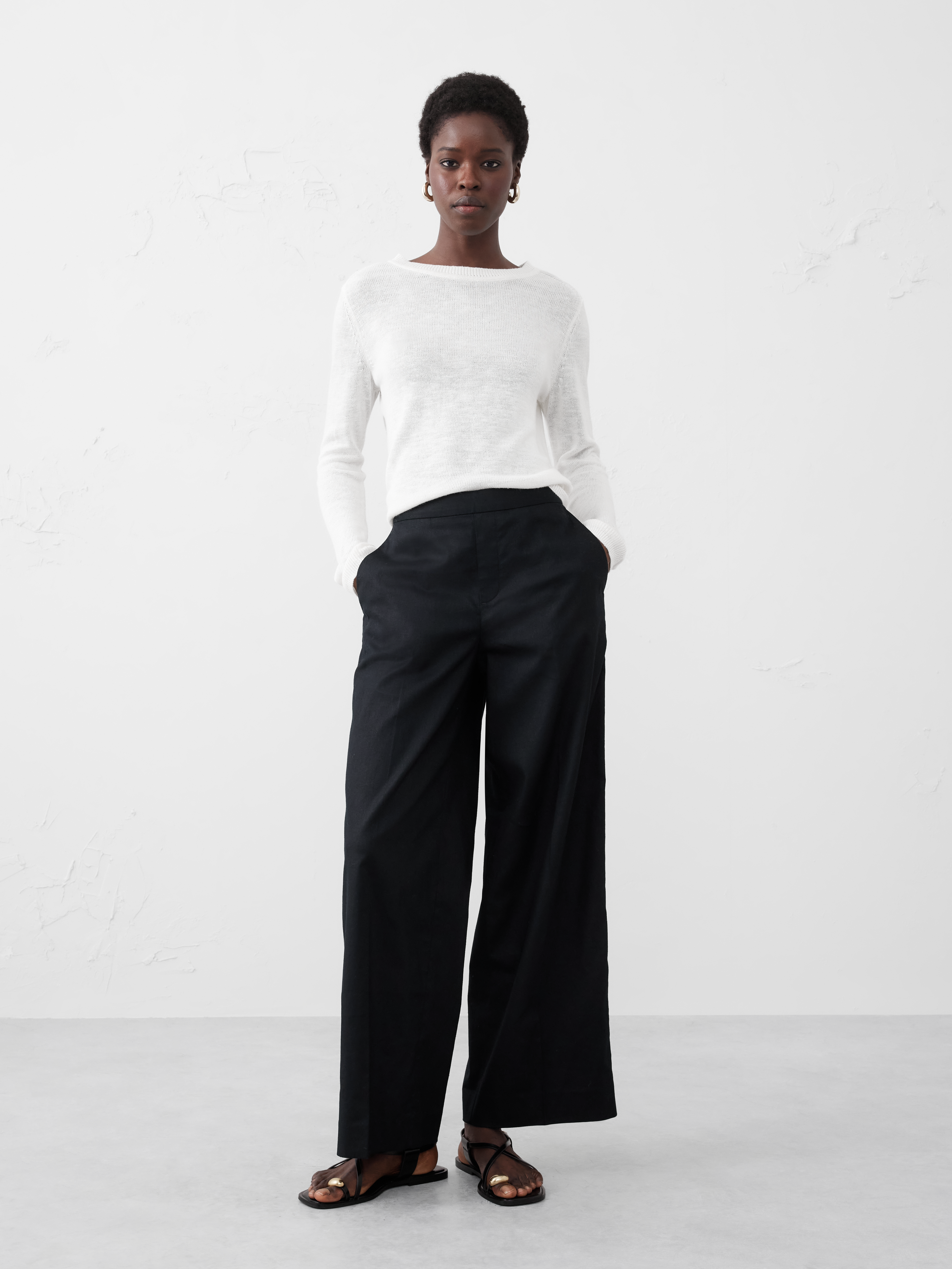 パンツ LINEN VISCOSE BLEND PANTS cn57816979.png