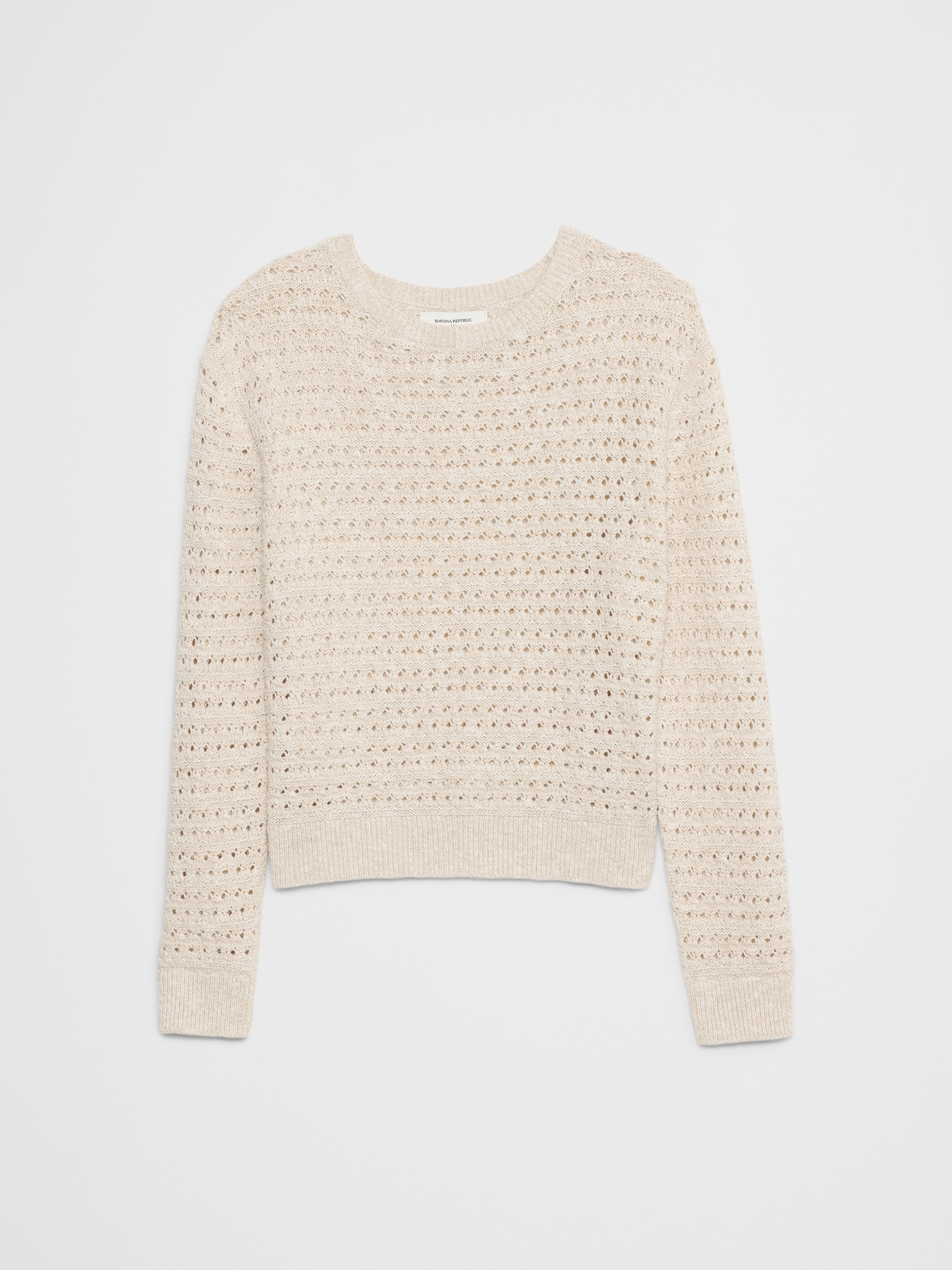 Open Stitch Pullover Sweater