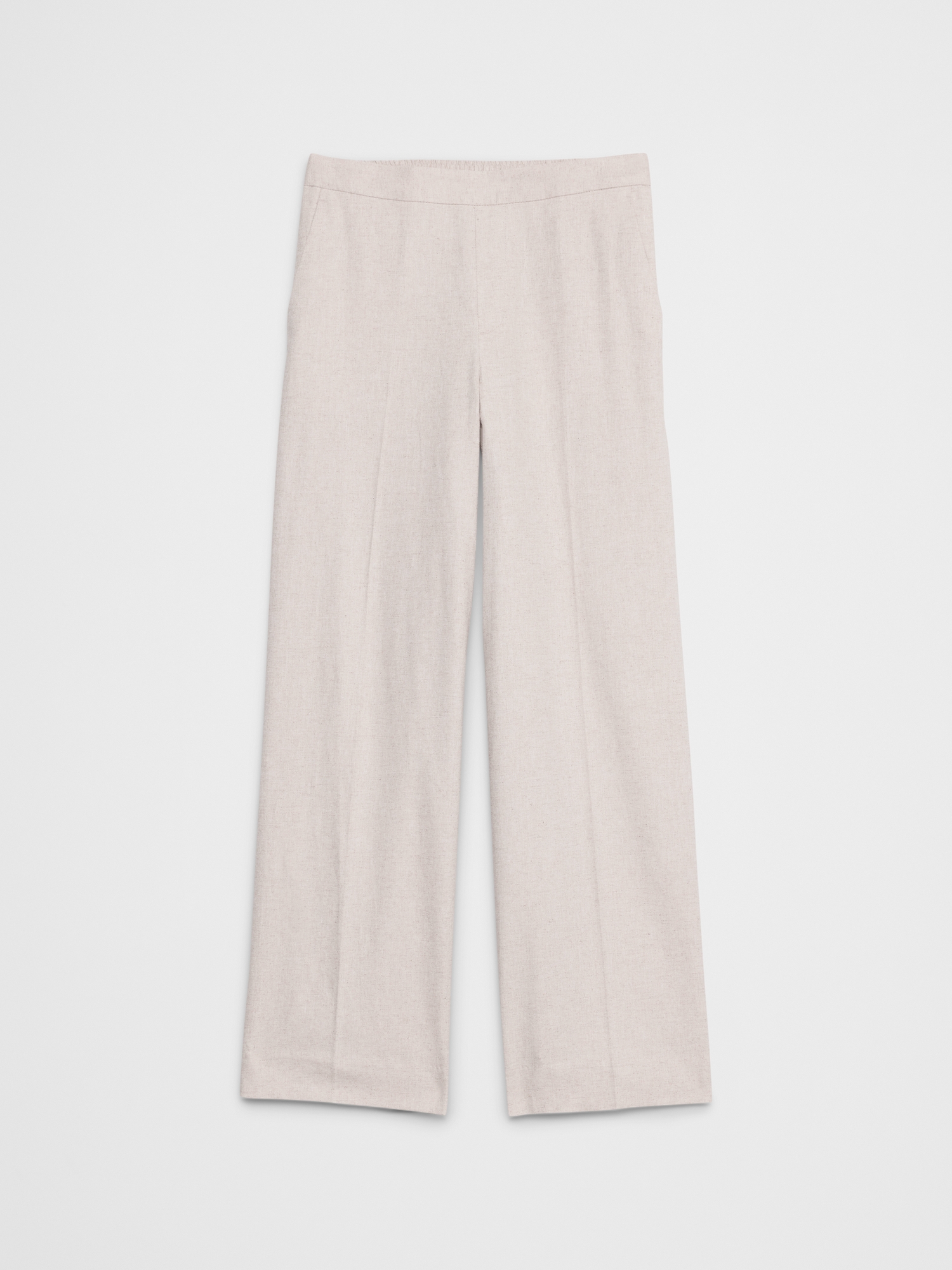 Hayden Linen-Blend Wide-Leg Pant