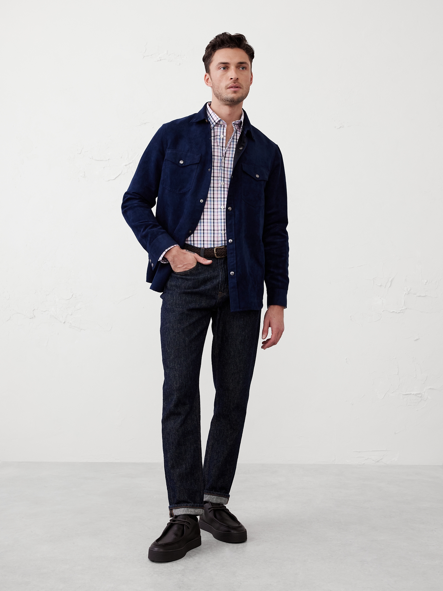 Image number 6 showing, Slim Untucked Dress Shirt