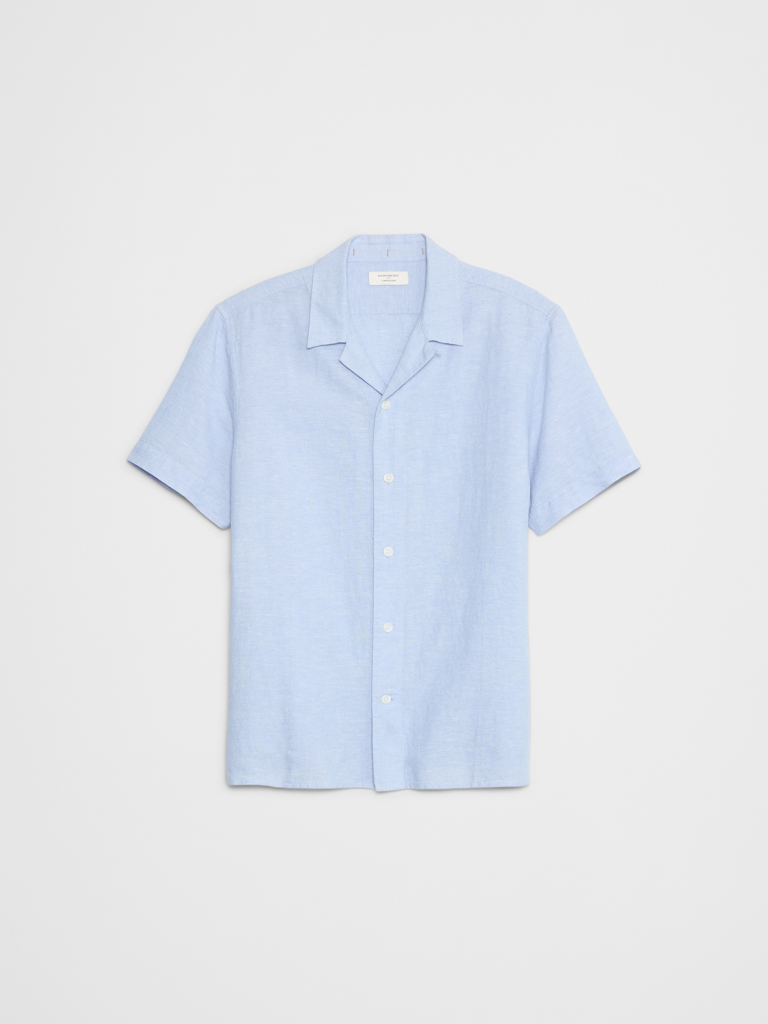 Linen-Blend Resort Shirt