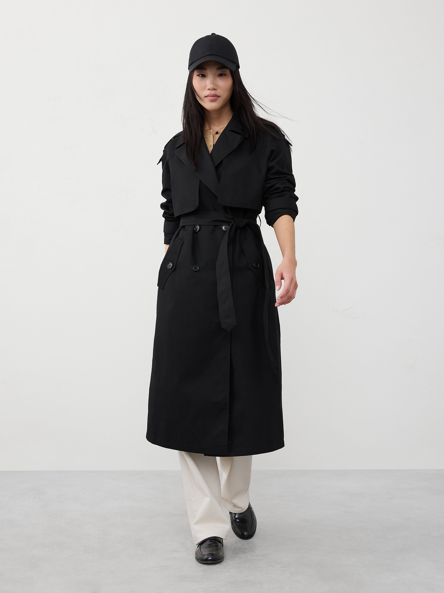 Timeless Trench Coat - Black