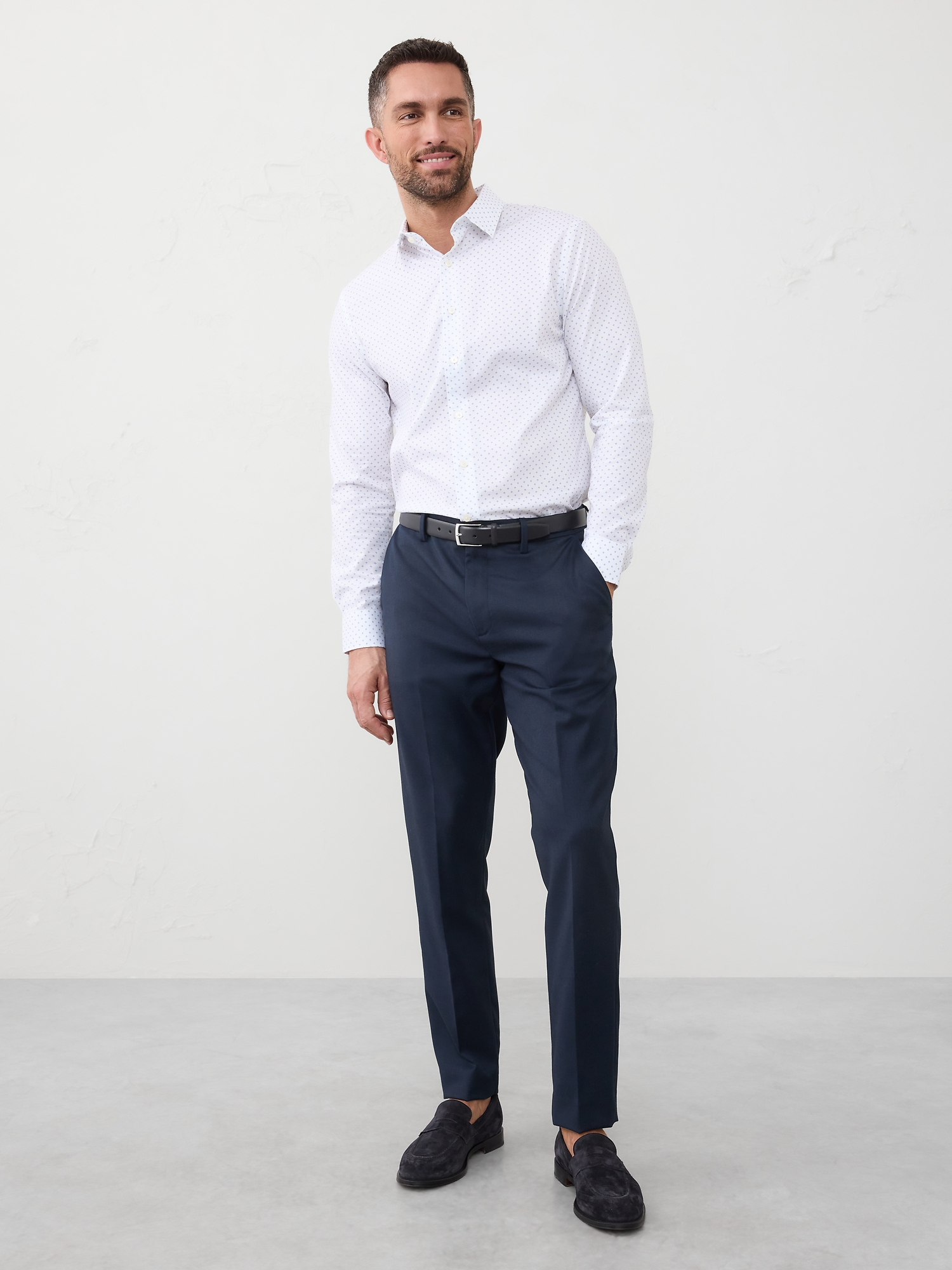 Image number 1 showing, Slim Untucked Dress Shirt