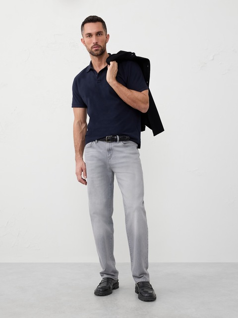 Standard-Fit Pique Polo