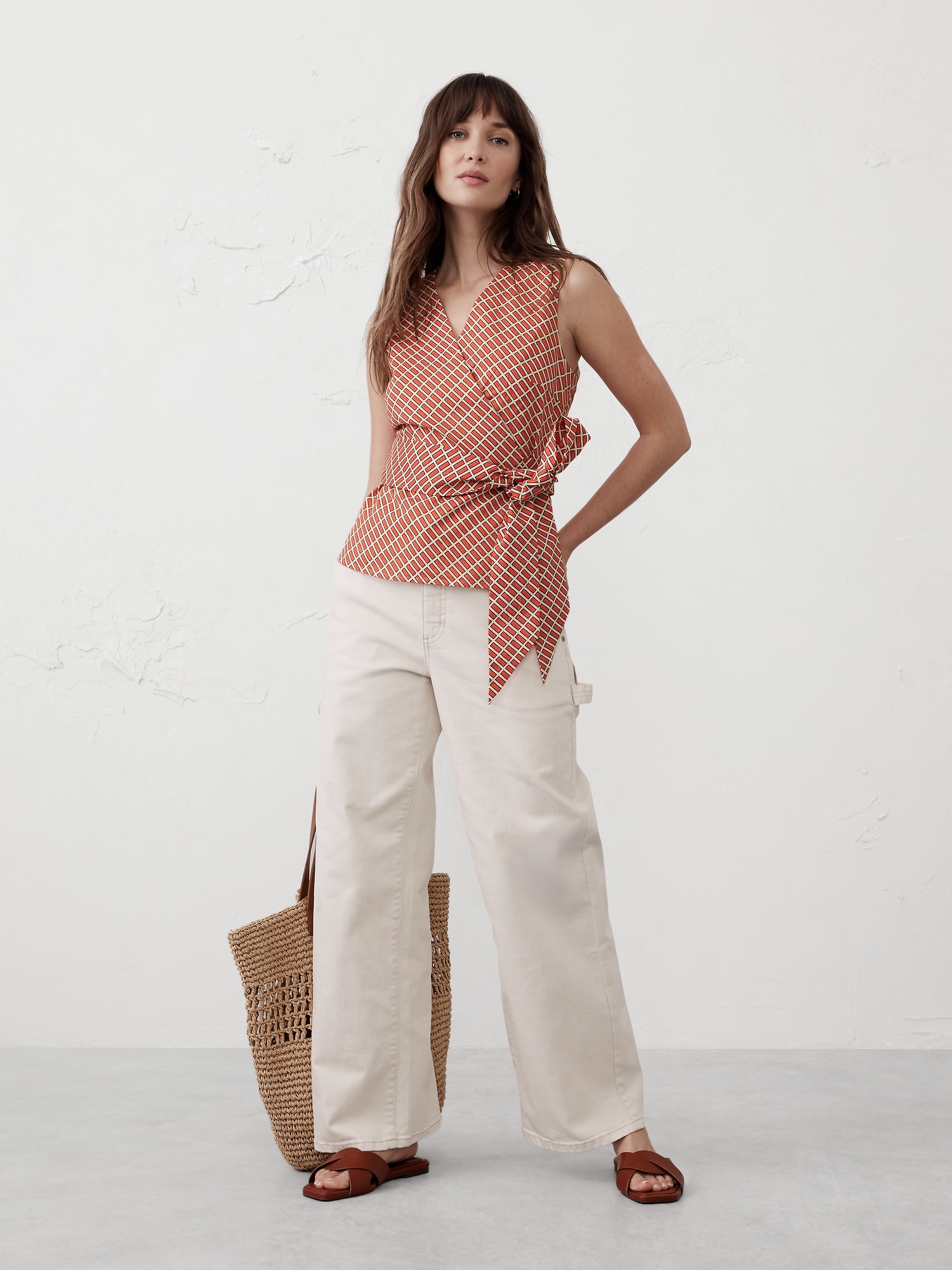 Wrapped Voile Top