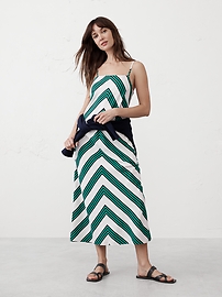 knee length dresses for ladies Baltic Born Womens Lenni Midi Dress | Espresso Print