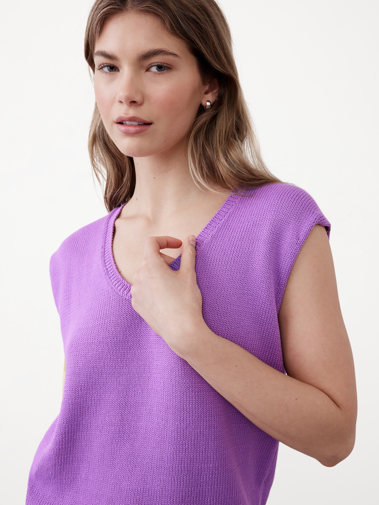Scoop-Neck Pullover Sweater