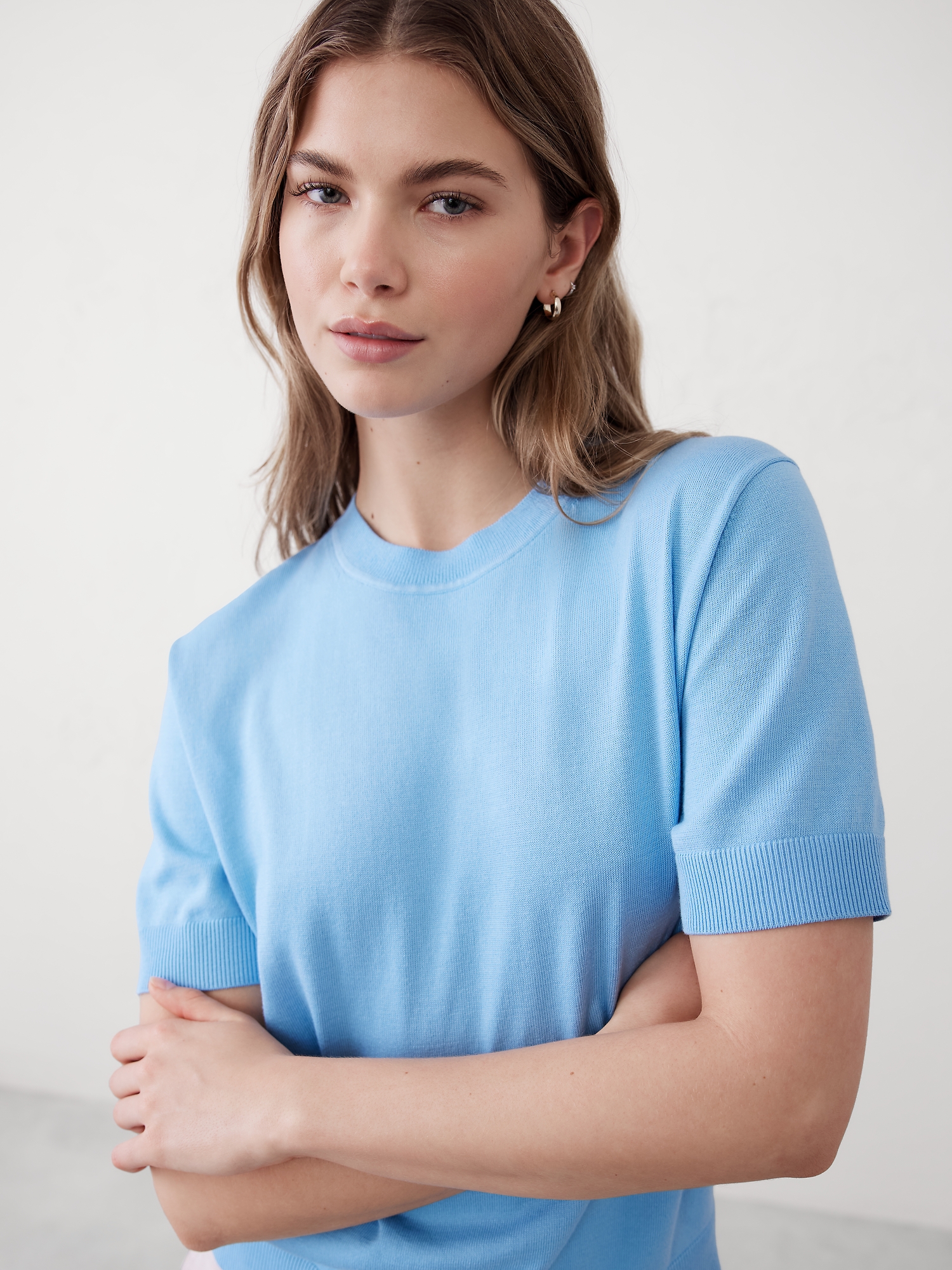 Forever Short-Sleeve Sweater