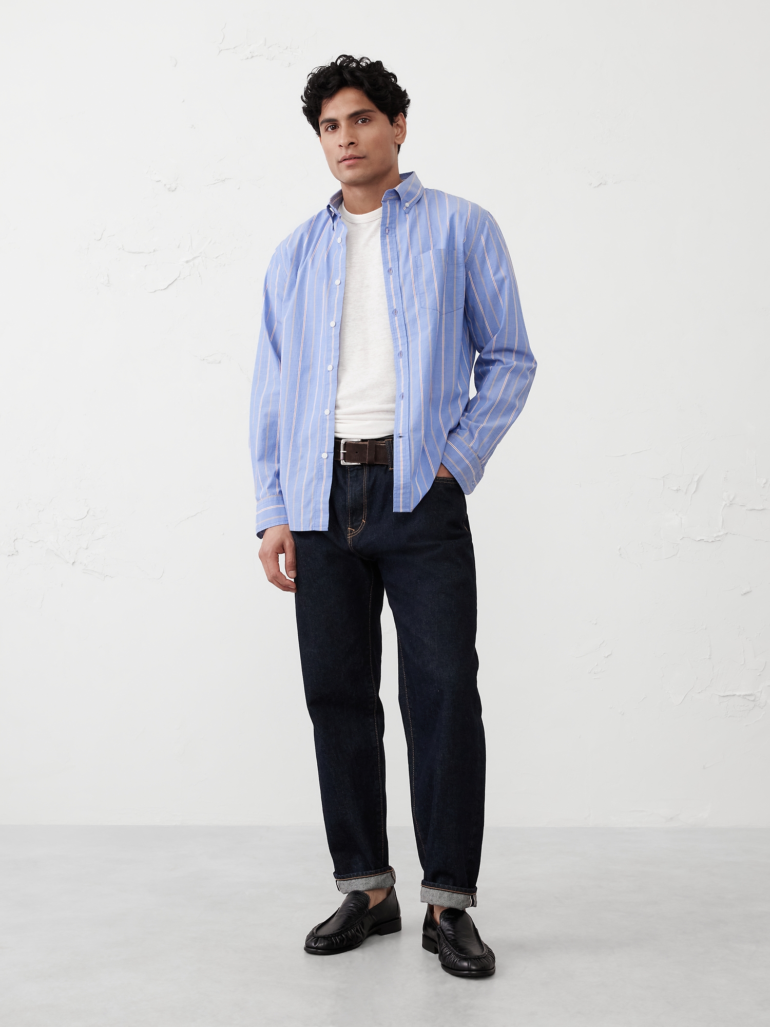 Slim Softwash Cotton Shirt