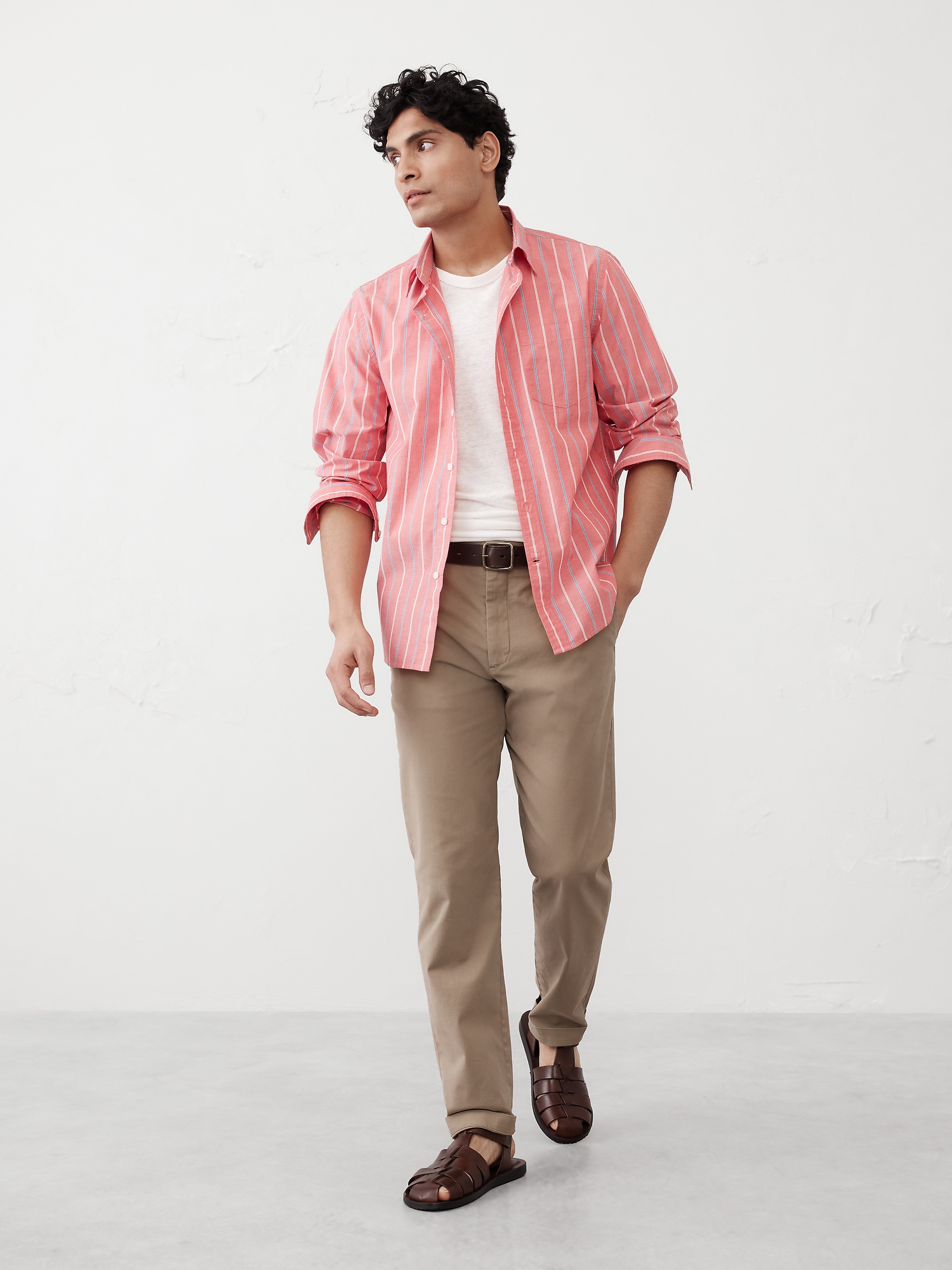 Slim Softwash Cotton Shirt