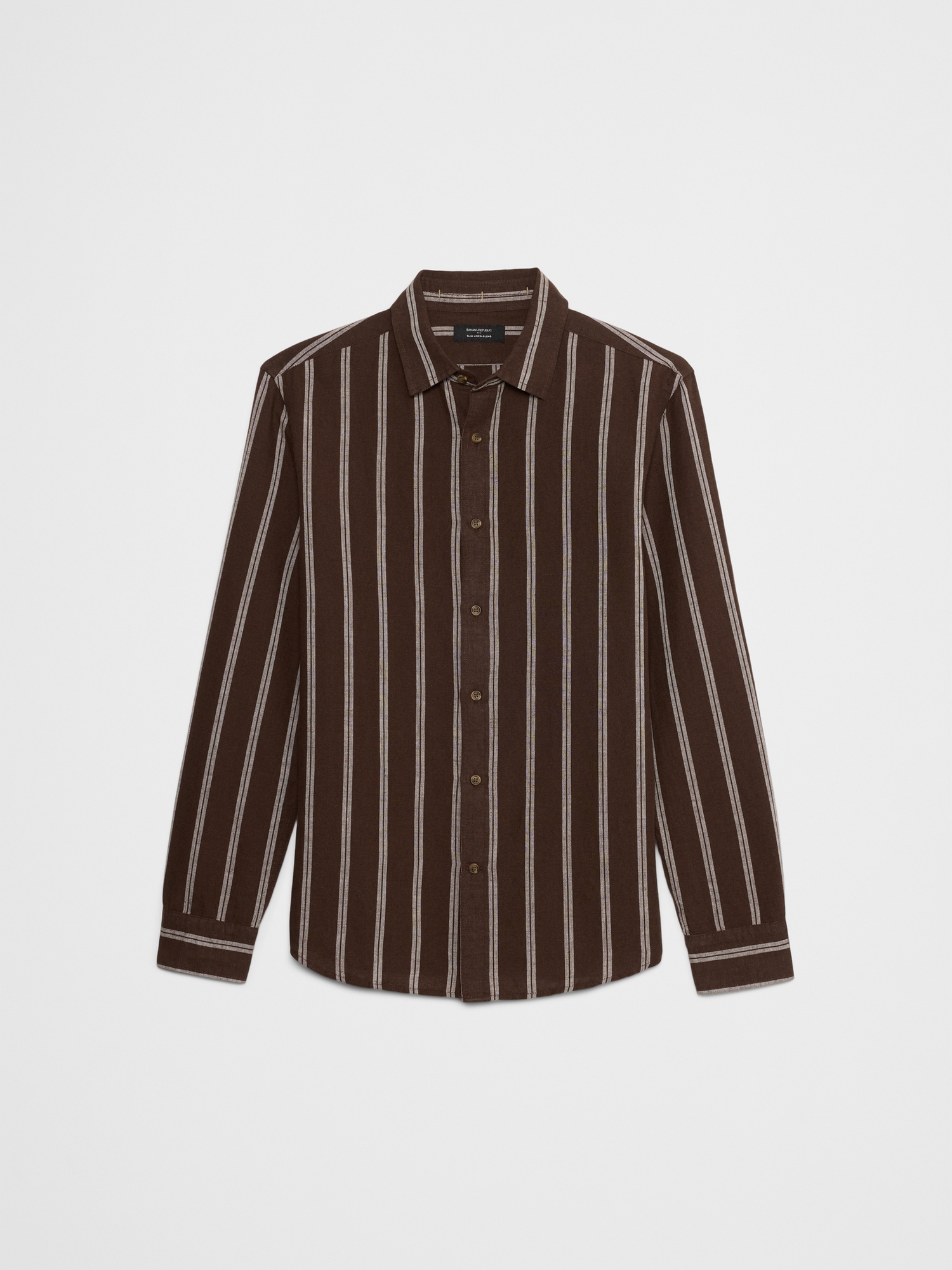 Slim Linen-Blend Shirt
