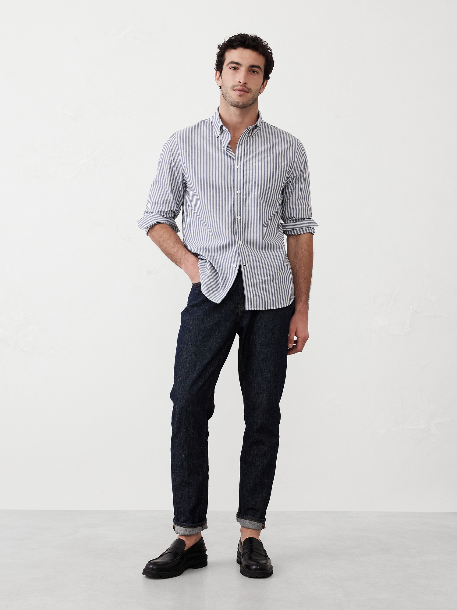 Slim Softwash Cotton Shirt
