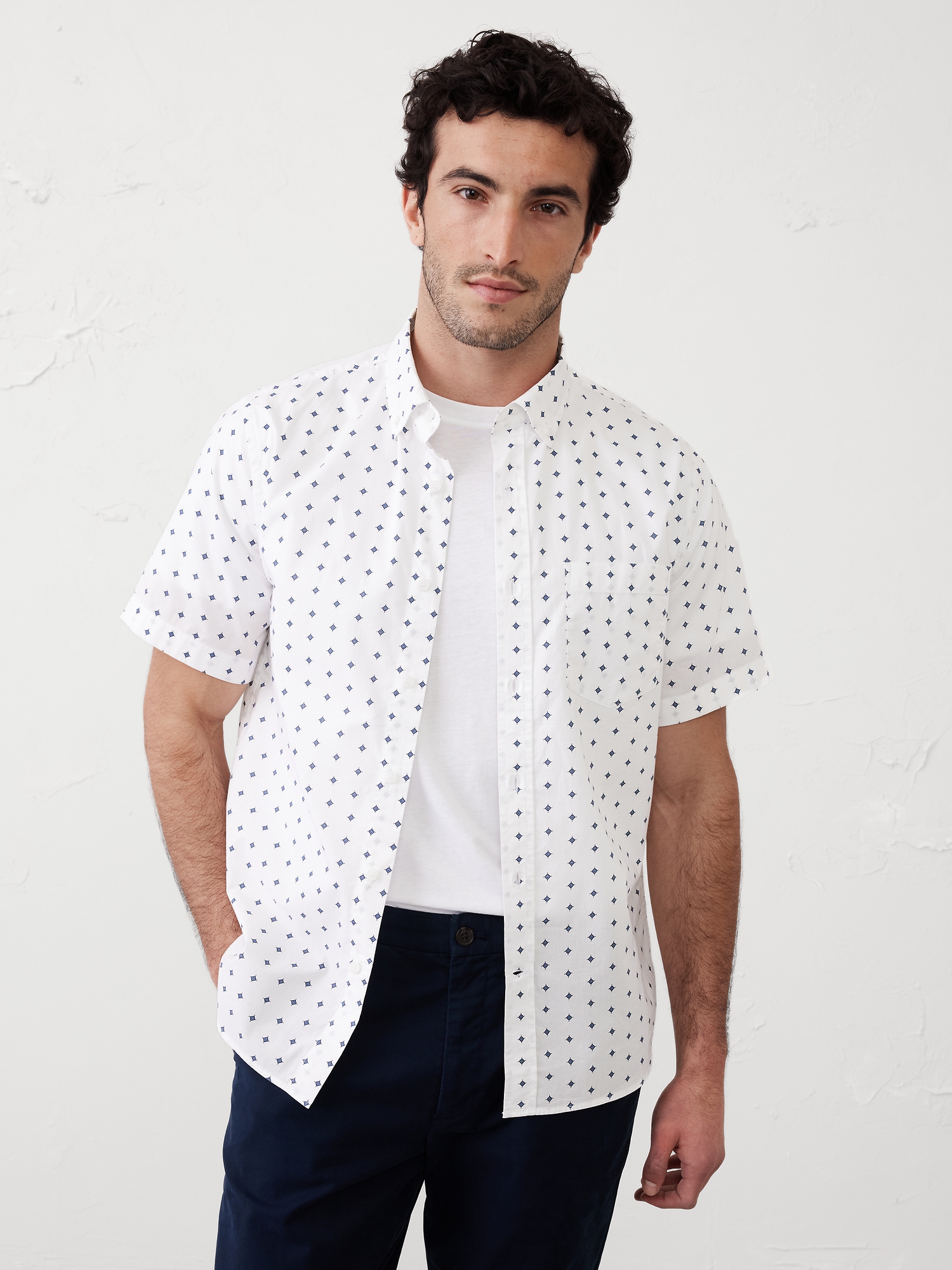 Slim Softwash Cotton Shirt